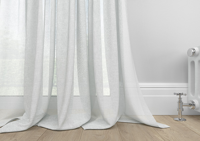Kalahari Voile, Pure White - Made to Measure Curtains - Image 6